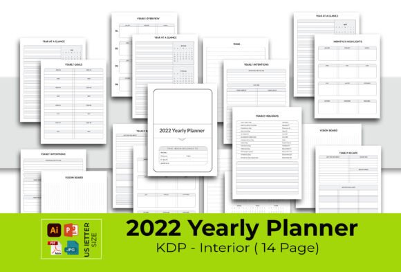 2022 Yearly Planner – KDP Interior’s: A Comprehensive Guide for Success