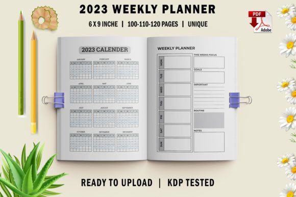 2023 Weekly Planner for Kdp Interiors