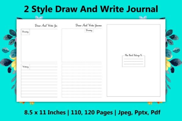 Draw and Write Journal - Kdp Interiors: A Comprehensive Guide for Your Low or No Content Business