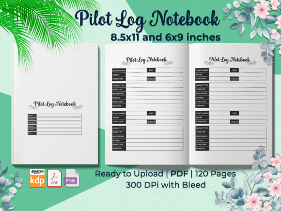 Explore Creativity with Pilot Log Notebook KDP