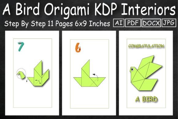Mastering Bird Origami with A Bird Origami Amazon KDP Interiors