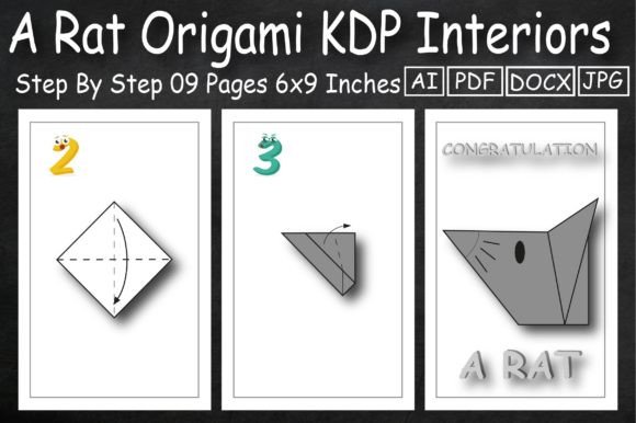 Mastering Origami with A Rat Origami Amazon KDP Interiors