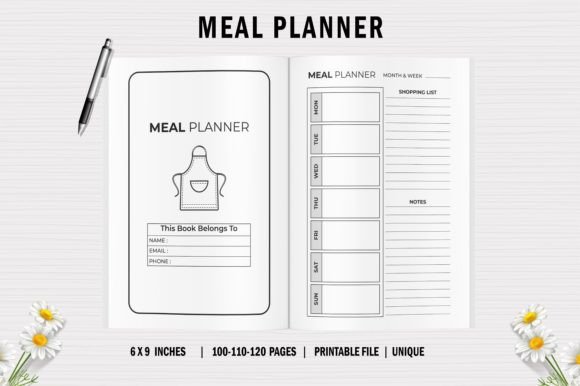 Meal Planner for KDP Interiors: A Comprehensive Guide to Organized and Stress-Free Meal Planning