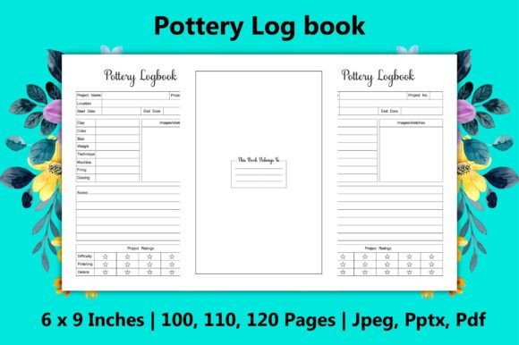 Pottery Logbook: A Versatile Design Asset for KDP