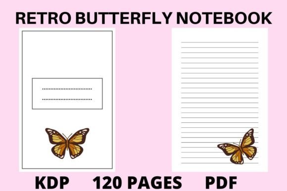 Retro Butterfly Notebook for Creative Journeys