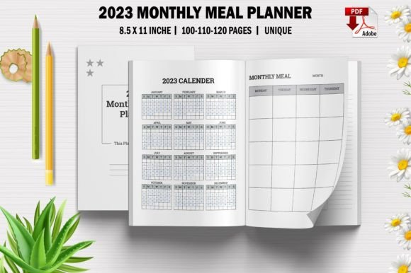 Streamline Your 2023 Meal Planning with High-Quality KDP Interiors