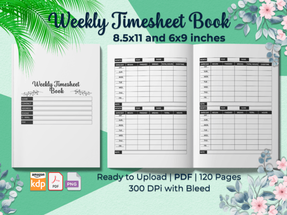 Streamlining Your Workflow with Weekly Timesheet Book KDP Interiors