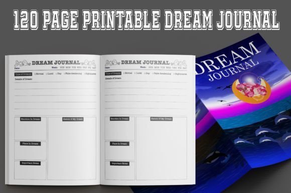 Unlock Your Creativity with Dream Journal KDP Interiors Design