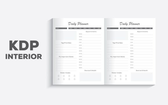 Unlock Your Productivity with the Daily Planner Template Kdp Interiors