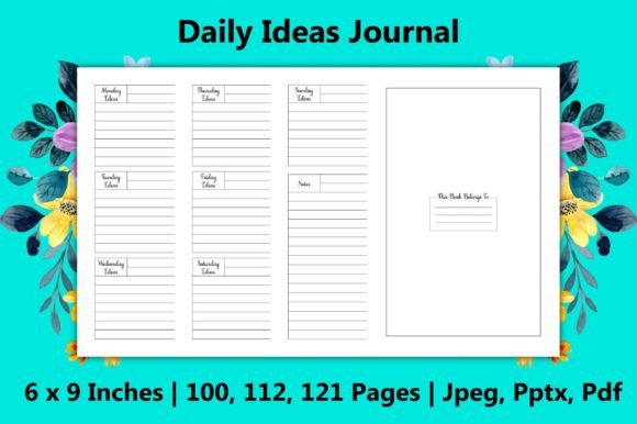 Unlocking Creativity and Productivity with the Daily Ideas Journal for KDP Interiors