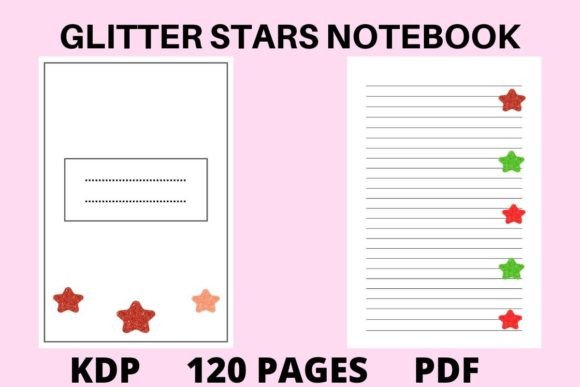 Unlocking Creativity with Glitter Stars Notebook Kdp Interiors
