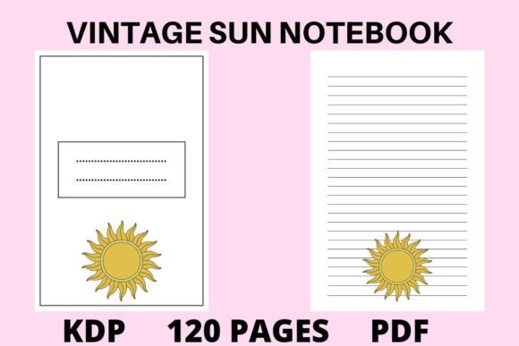 Vintage Sun Notebook Theme Kdp Interiors: A Stylish and Practical Solution for Your Creative Projects